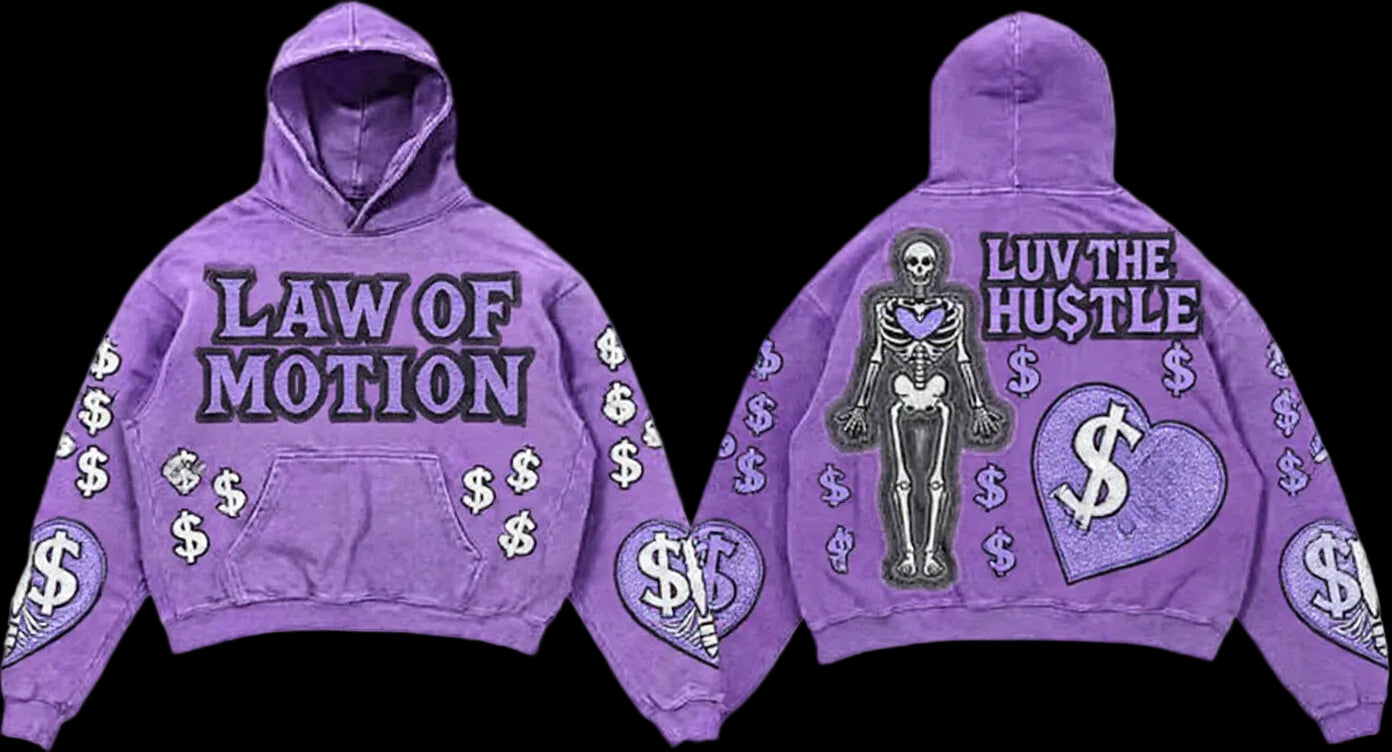LUV THE HU$TLE Hoodie – Vintage Wash